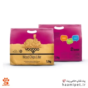 خرید پوشال بستر جوندگان وودو وزن 1.5 کیلوگرم از پت شاپ حامی پت