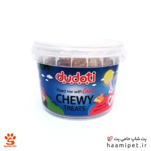 خرید پلت یونجه جوندگان دودوتی با طعم سیب و هویج وزن 150 گرم از پت شاپ آنلاین حامی پت