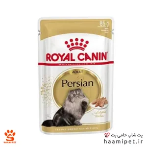 خرید پوچ گربه پرشین بالغ رویال کنین 85 گرم از پت شاپ حامی پت