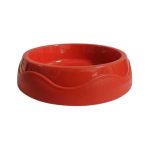 ظرف آب و غذای سگ و گربه پلاستیکی لیما پت سایز کوچک 400 میلی لیتری رنگ قرمز - پت شاپ آنلاین حامی پت