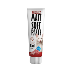 خرید خمیر مالت گربه ضد گلوله مویی Red Spring با طعم گوساله وزن 100 گرم از پت شاپ آنلاین حامی پت