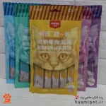 خرید بستنی تشویقی گربه ونپی 5 عددی - پت شاپ گربه حامی پت