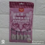 بستنی تشویقی گربه ونپی 5 عددی با طعم ماهی تن و ماهی کاد