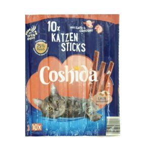 خرید تشویقی گربه مدل مدادی کوشیدا با طعم گوشت گوساله و مرغ از پت شاپ آنلاین حامی پت