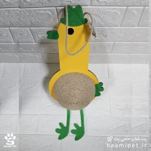 خرید اسکرچر گربه مدل آویز طرح اردک از پت شاپ گربه حامی پت