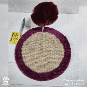 خرید اسکرچر گربه مدل فنردار طرح گرد از پت شاپ گربه حامی پت