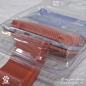 خرید برس سگ و گربه مدل دکمه تخلیه دار taotao از پت شاپ حامی پت