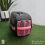 خرید باکس حمل سگ و گربه سایز 2 ترک رنگ صورتی از پت شاپ حامی پت