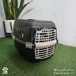 خرید باکس حمل سگ و گربه سایز 2 ترک رنگ طوسی از پت شاپ حامی پت