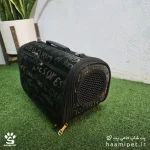خرید کیف حمل سایز کوچک سگ و گربه رنگ مشکی از پت شاپ حامی پت
