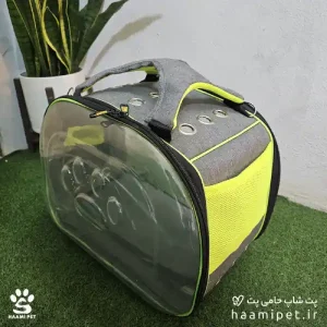 خرید کیف حمل سگ و گربه طرح دو طرف تلق از پت شاپ آنلاین حامی پت