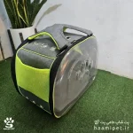 خرید کیف حمل سگ و گربه طرح دو طرف تلق از پت شاپ آنلاین حامی پت