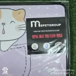 خرید مت زیرانداز ظرف آب و غذا طرح گربه صورتی از پت شاپ حامی پت