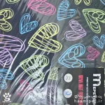 خرید مت زیرانداز ظرف آب و غذا سگ و گربه طرح قلب از پت شاپ آنلاین حامی پت