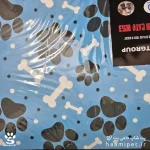 خرید مت زیرانداز ظرف آب و غذا مخصوص سگ و گربه طرح پنجه از پت شاپ آنلاین حامی پت