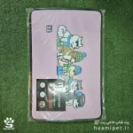 خرید مت زیرانداز ظرف آب و غذا مخصوص سگ و گربه طرح حیوانات از پت شاپ حامی پت