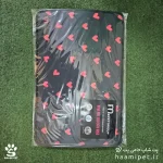 خرید مت زیرانداز ظرف آب و غذا طرح قلب سگ و گربه از پت شاپ حامی پت