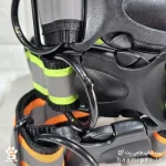 قلاده کتفی سگ مدل شبرنگ قطر 3/7 سانتی نارنجی مخصوص سگ نژاد بزرگ - پت شاپ سگ حامی پت