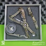 خرید پک هدیه قلاده سگ طرح فندی VIP سایز S از پت شاپ حامی پت