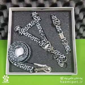 خرید پک هدیه قلاده سگ طرح پاندا VIP سایز S - پت شاپ حامی پت