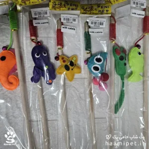 خرید چوب بازی گربه (با کت نیپ) از پت شاپ گربه حامی پت