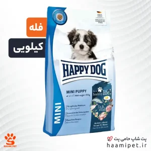 غذای خشک توله سگ نژاد کوچک هپی داگ ( فله - کیلویی )