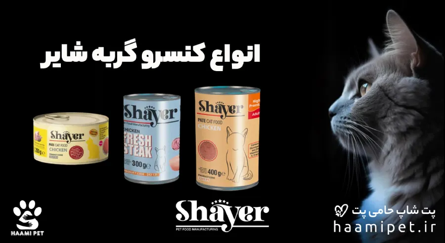 کنسرو گربه شایر - غذای گربه شایر - پت شاپ حامی پت