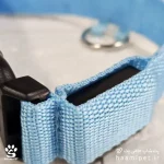 خرید قلاده سگ مدل چراغ دار سایز S رنگ آبی مخصوص سگ نژاد کوچک از پت شاپ آنلاین حامی پت