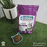 خرید غذای خشک گربه بالغ سولوئز وزن ۲ کیلوگرم از پت شاپ آنلاین حامی پت