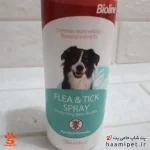 اسپری ضد کک و کنه سگ و گربه بایولاین - پت شاپ حامی پت