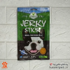 تشویقی سگ جرکی استیک با طعم بلوبری 70 گرم