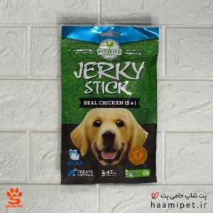 تشویقی سگ جرکی استیک با طعم شیر 70 گرم