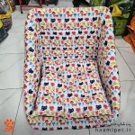 مبل سگ و گربه 3 حالته طرح گربه های کیوت