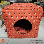 کلبه، تشک و مبل سگ و گربه 3 حالته طرح سگ