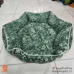 تشک سگ و گربه طرح رنگ سبز