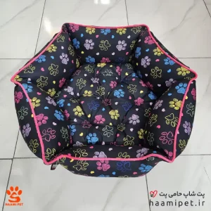 تشک سگ و گربه شش ضلعی طرح پنجه