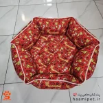تشک سگ و گربه شش ضلعی طرح گربه های رنگی