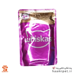 پوچ گربه ویسکاس با طعم بوقلمون در ژله 85 گرم