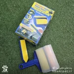 پرزگیر غلطکی ژله ای موی سگ و گربه 2 تکه مناسب لباس و فرش