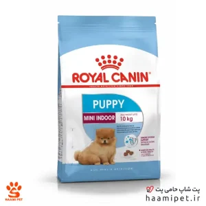 غذای خشک سگ مینی ایندور پاپی رویال کنین 1.5 کیلویی