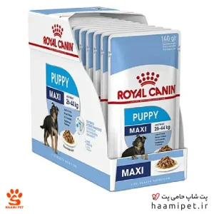 پوچ سگ مکسی پاپی رویال کنین 140 گرم