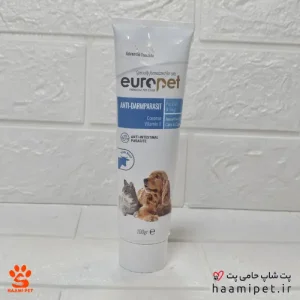 خمیر ضد انگل داخلی سگ و گربه یوروپت با طعم گوشت 100 گرم