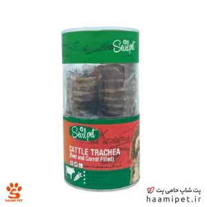 تشویقی سگ سویل پت مدل خر خره گاو پر شده با طعم گوساله و هویج