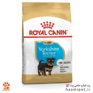 غذای خشک توله سگ یورک شایر تریر رویال کنین 1.5 کیلویی