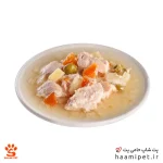 غذای تر گربه هام هام با طعم مرغ تیکه ای