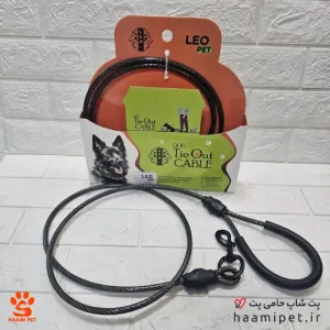 لیش تسمه ای روکش دار سگ - سیم مهار سگ
