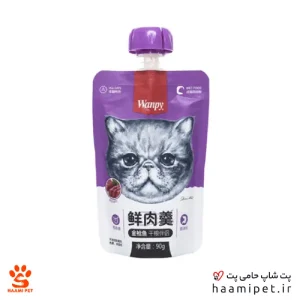 پودینگ گربه ونپی با طعم ماهی تن 90 گرم