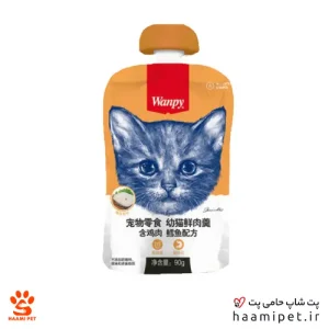 پودینگ بچه گربه ونپی با طعم مرغ و ماهی کاد 90 گرم