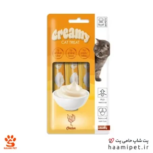 بستنی گربه ام پت با طعم مرغ 4 عددی