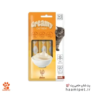 بستنی گربه ام پت با طعم مرغ 4 عددی